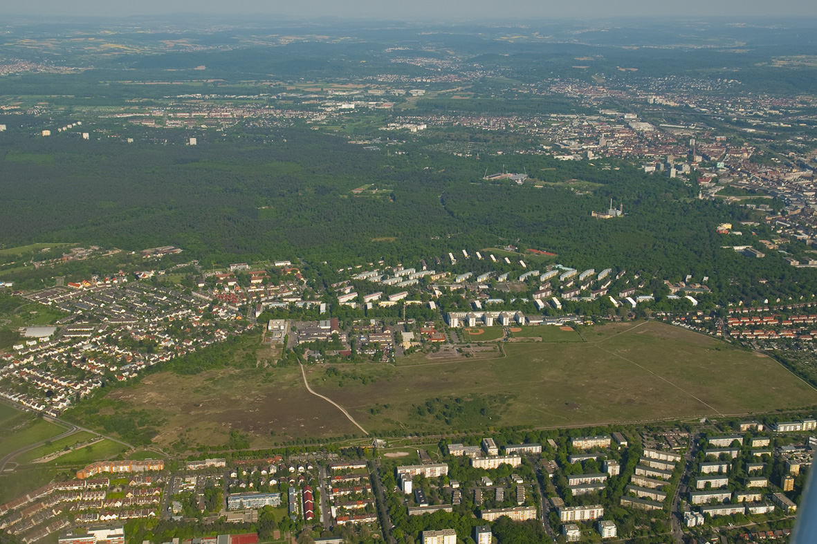 Luftaufnahme von Westen